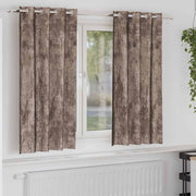 Baršunaste zavjese 2 pcs Boja cappuccina 175 x 140 cm Baršun