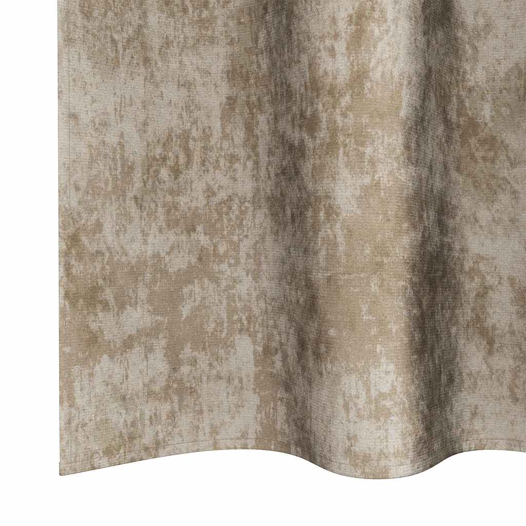 Baršunaste zavjese 2 pcs Šampanjca 245 x 140 cm Baršun