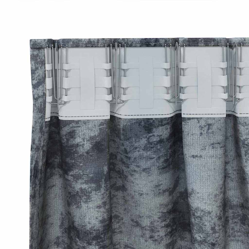 Baršunaste zavjese 2 pcs Srebrno Siva 245 x 140 cm Baršun