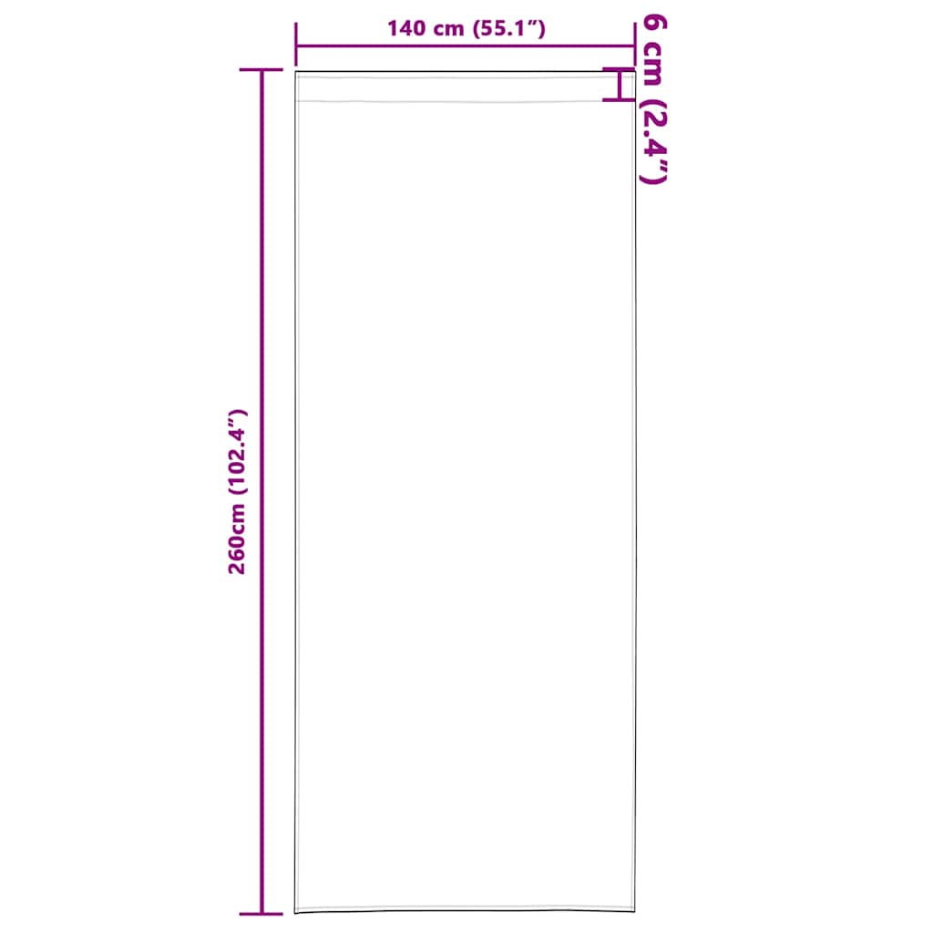 Baršunaste zavjese sa zavjesama 2 pcs Smeđa 260 x 140 cm Baršun