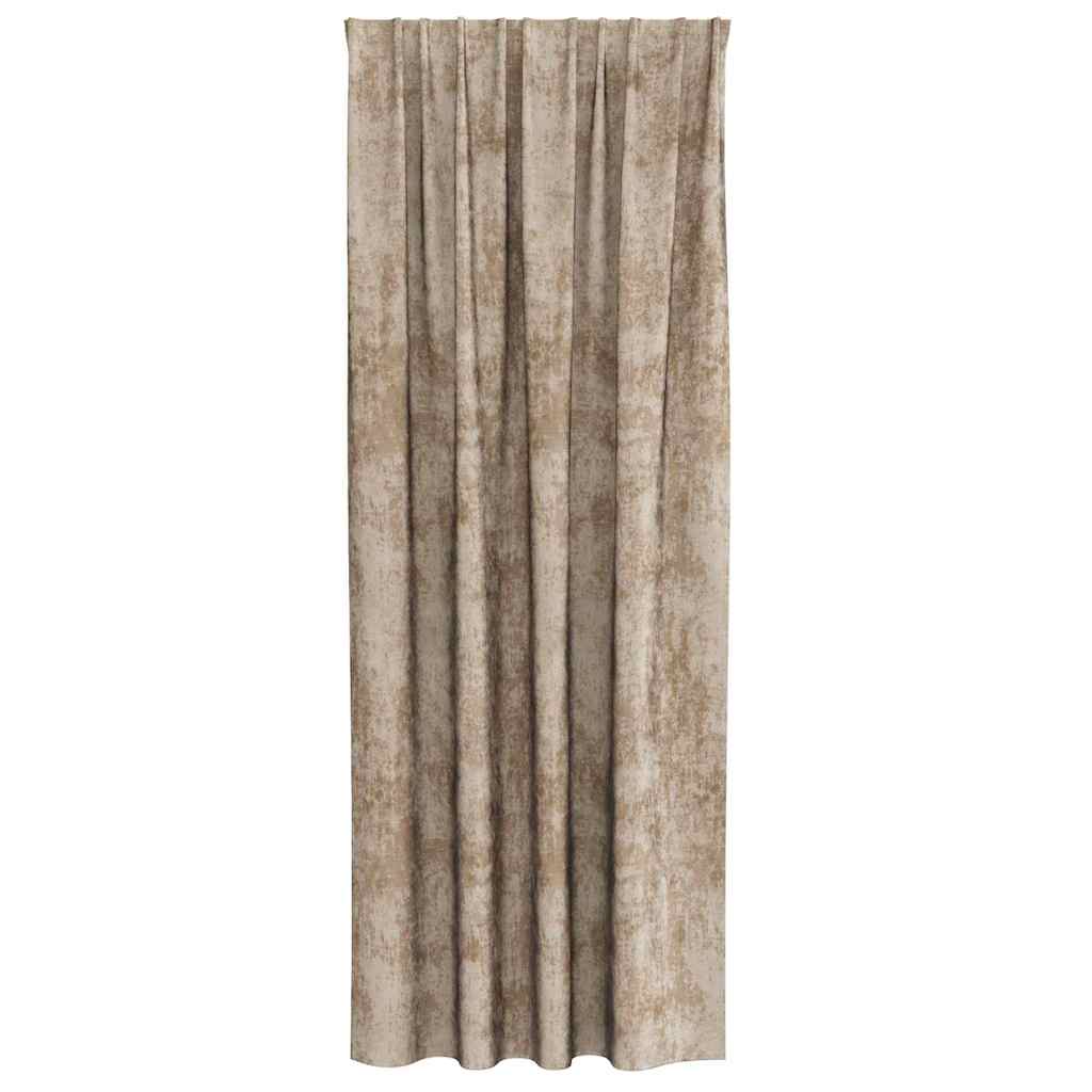 Baršunaste zavjese 2 pcs Šampanjca 245 x 140 cm Baršun