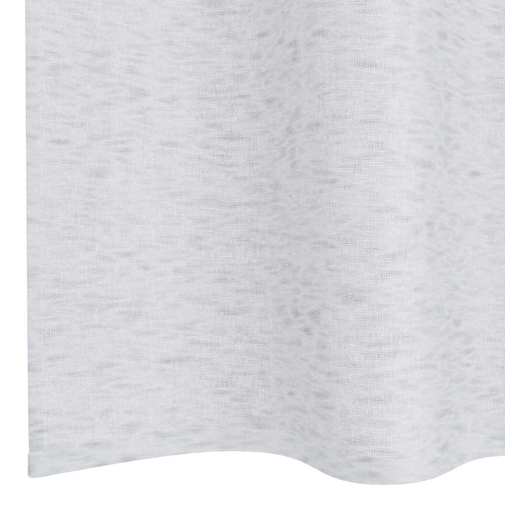 Voile zavjesa 2 pcs Svijetlo siva 175 x 140 cm Poliester