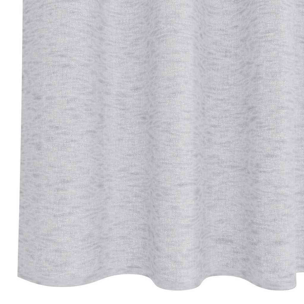Voile zavjesa 2 pcs Svijetlo siva 260 x 140 cm Poliester