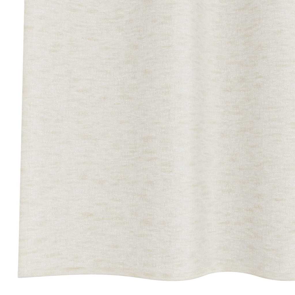 Voile zavjesa 2 kom. Krema 175 x 140 cm Poliester