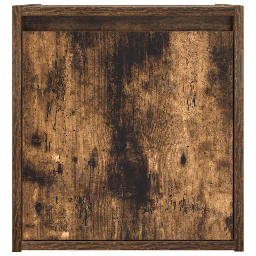 Zidni noćni ormarići 2 kom dimljenog hrasta 38x34x40 cm