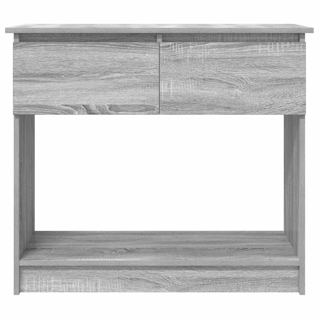 Konzolni stol s ladicama sivi Sonoma 85,5x38,5x74,5 cm
