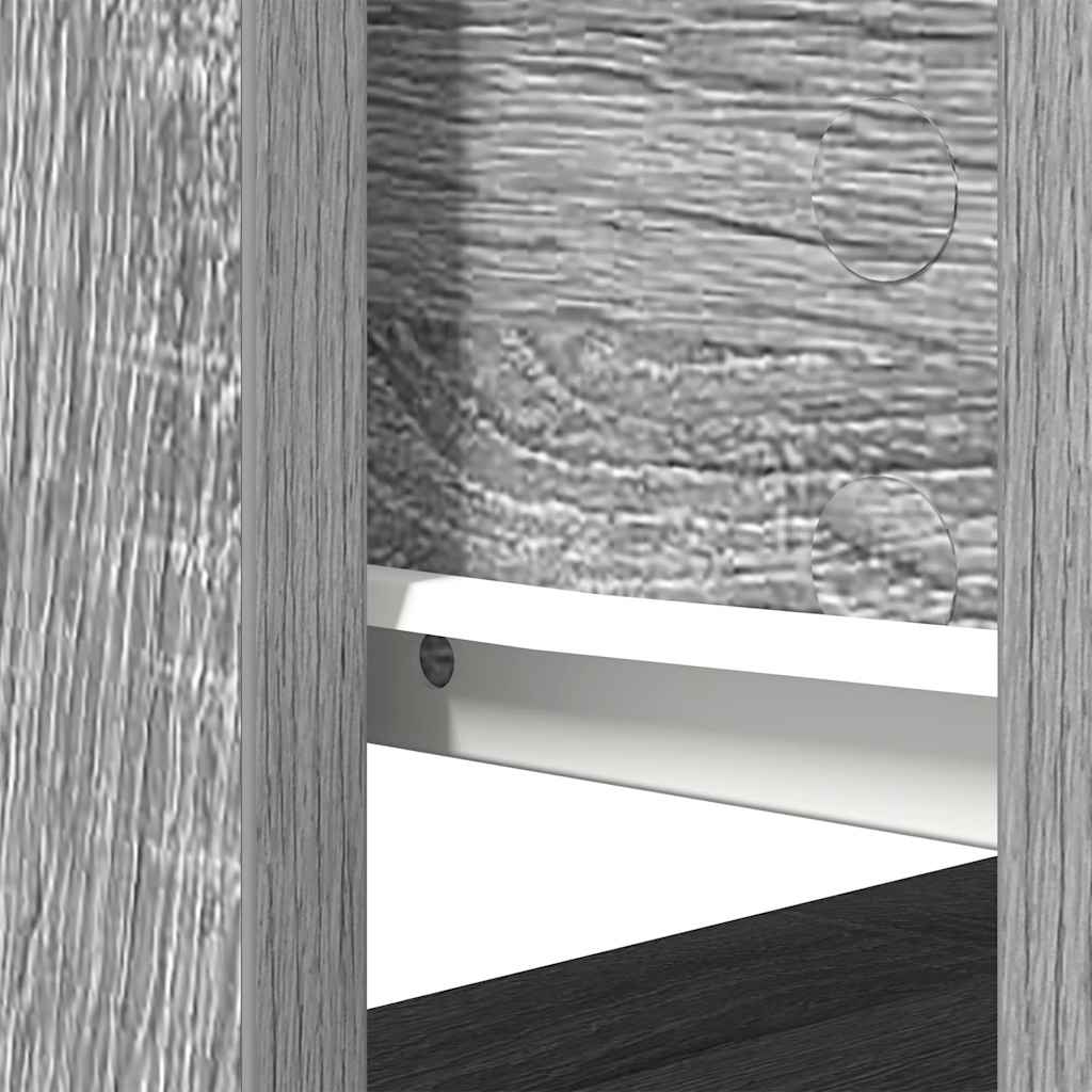 Konzolni stol s ladicama sivi Sonoma 85,5x38,5x74,5 cm