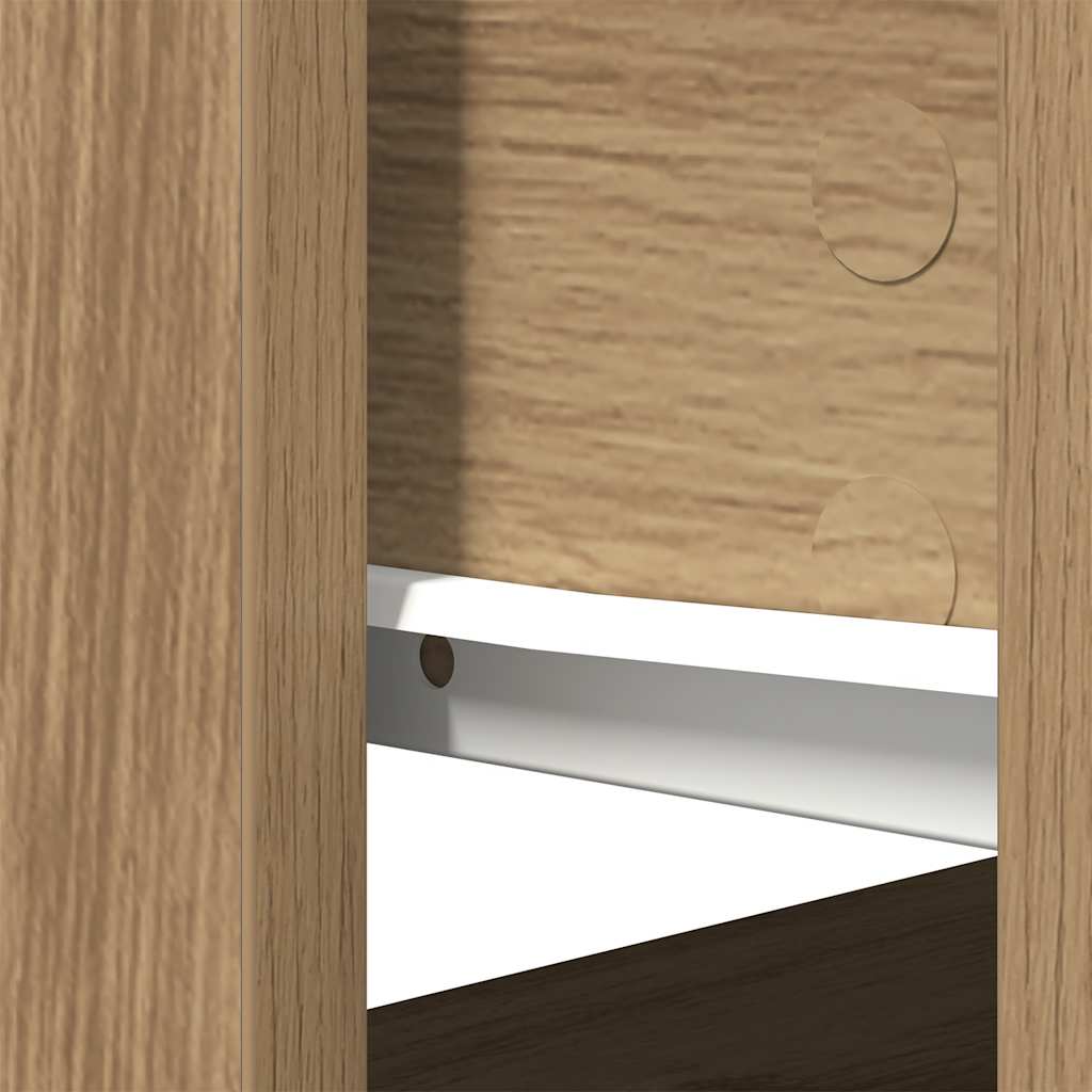 Konzolni stol s ladicama Artisan hrast 85,5x38,5x74,5 cm