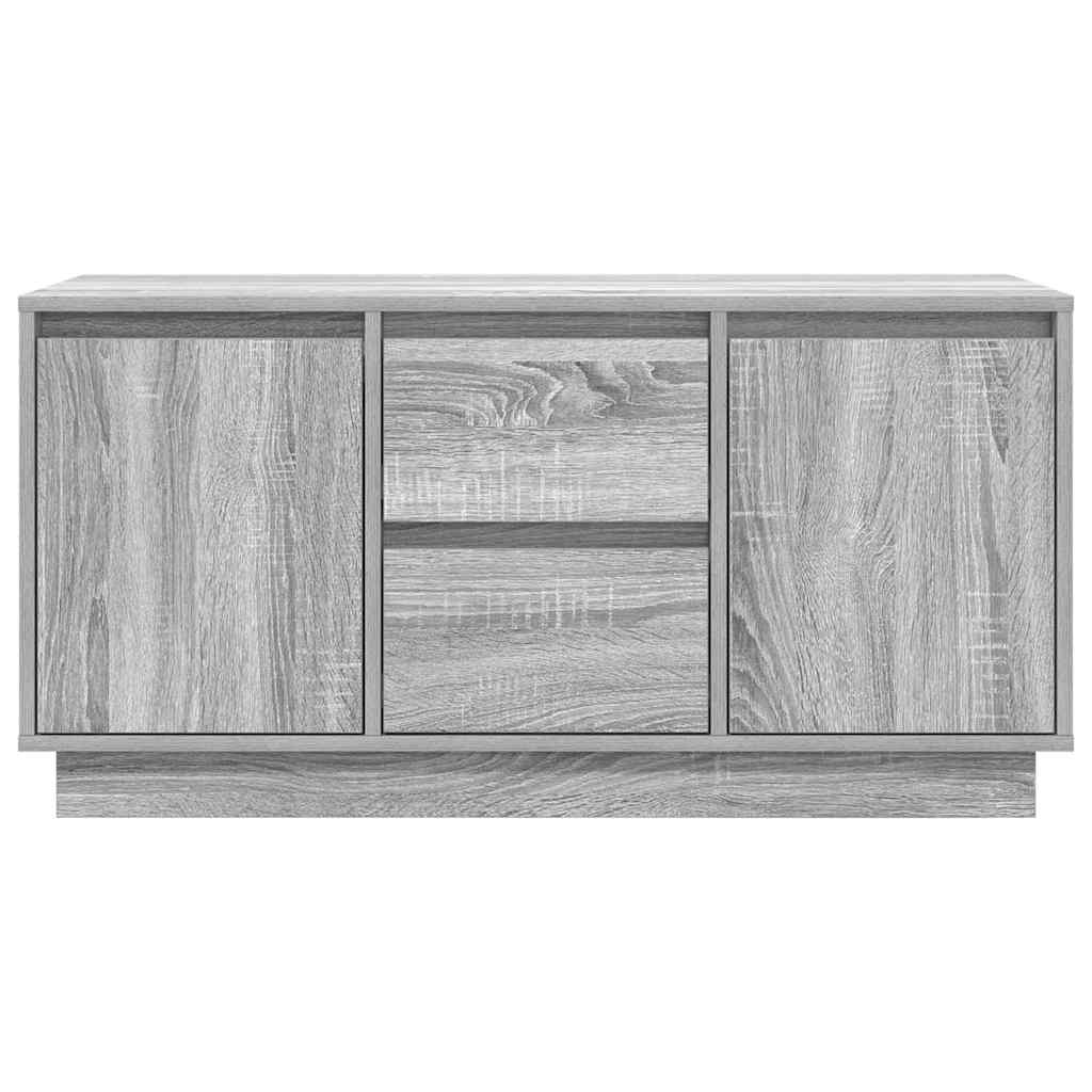 TV ormarić s LED svjetlima boja hrasta sonome 100x41x50 cm