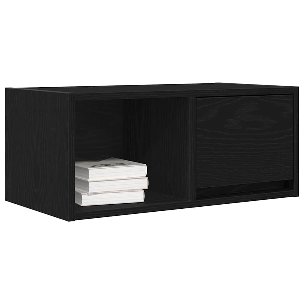 TV ormarići 2 kom crni hrast 60x31x25,5 cm konstruiranog drva