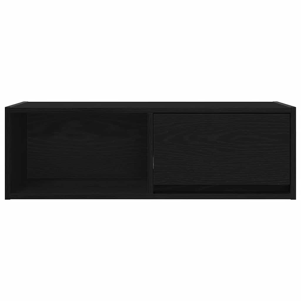 TV ormarići 2 kom crni hrast 80x31x25,5 cm konstruiranog drva