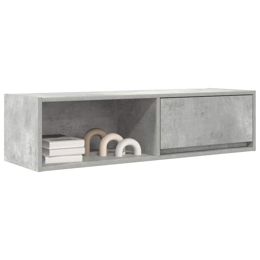 TV ormarić boja betona 100x31x25,5 cm od konstruiranog drva