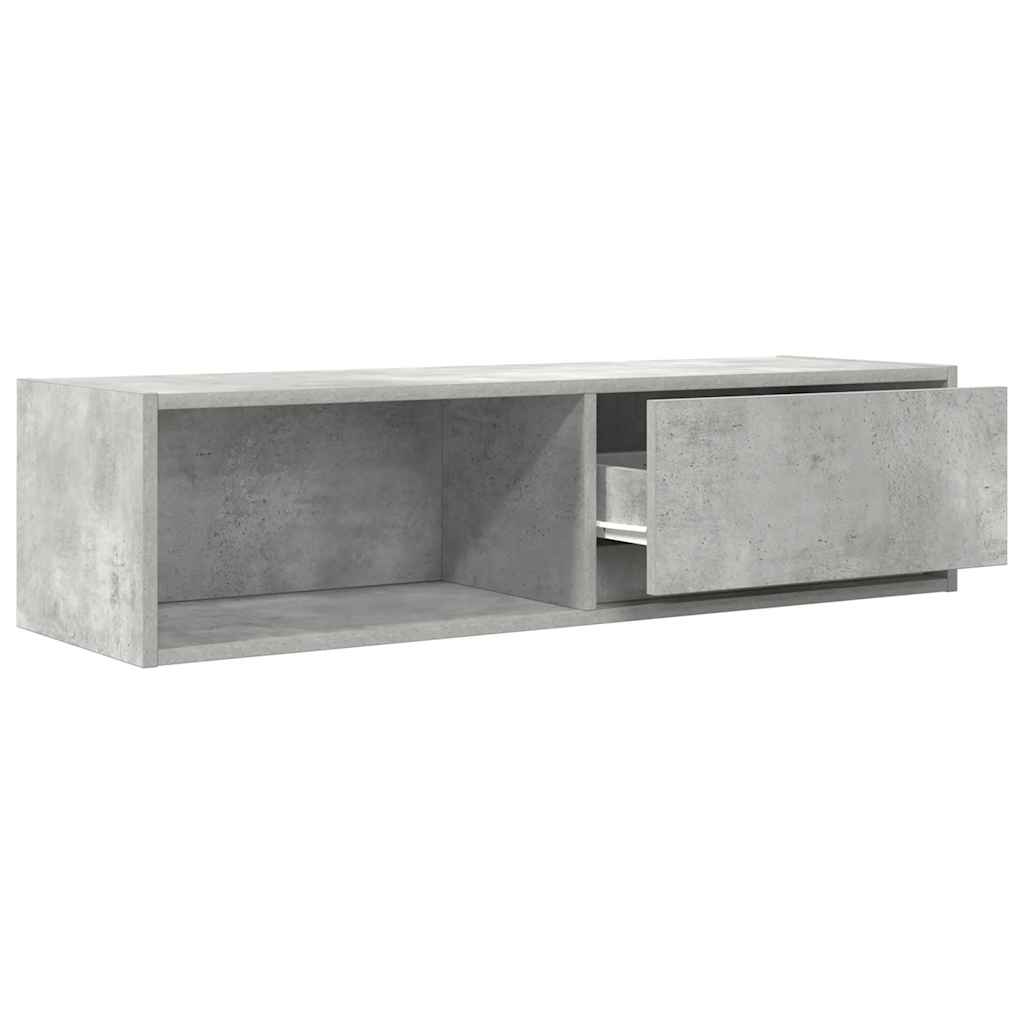 TV ormarić boja betona 100x31x25,5 cm od konstruiranog drva