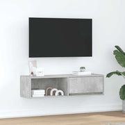 TV ormarić boja betona 100x31x25,5 cm od konstruiranog drva