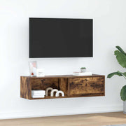 TV ormarić boja dimljenog hrasta 100x31x25,5 cm