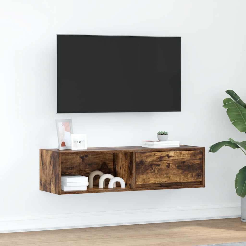 TV ormarić boja dimljenog hrasta 100x31x25,5 cm