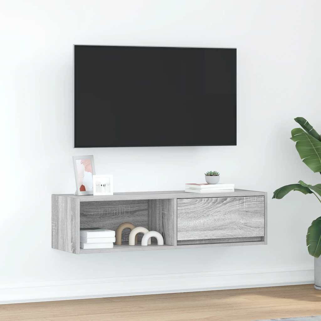 TV ormarić boja hrasta sonome 100x31x25,5 cm konstruirano drvo