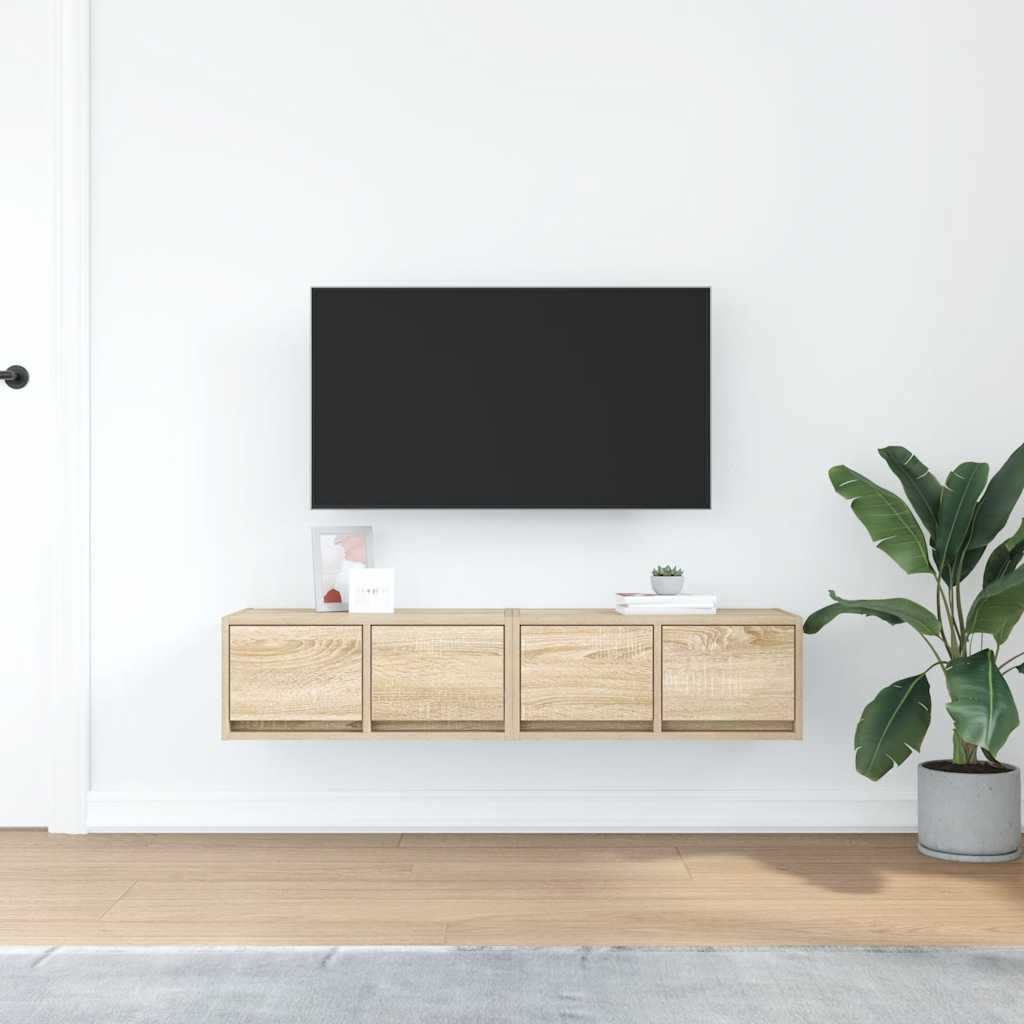 TV ormarići 2kom boja hrasta 60x31x25,5 cm konstruiranog drva