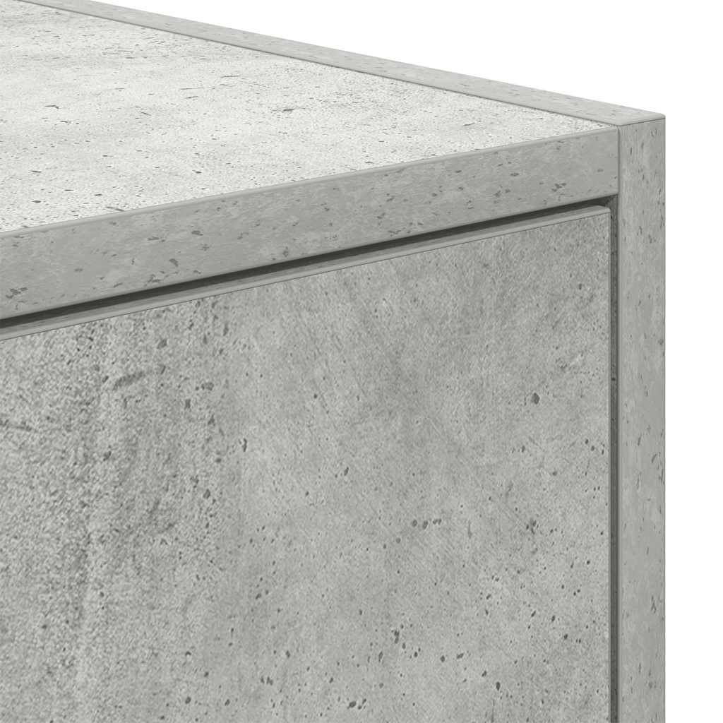 TV ormarići 2 kom boja betona 60x31x25,5 cm konstruirano drvo
