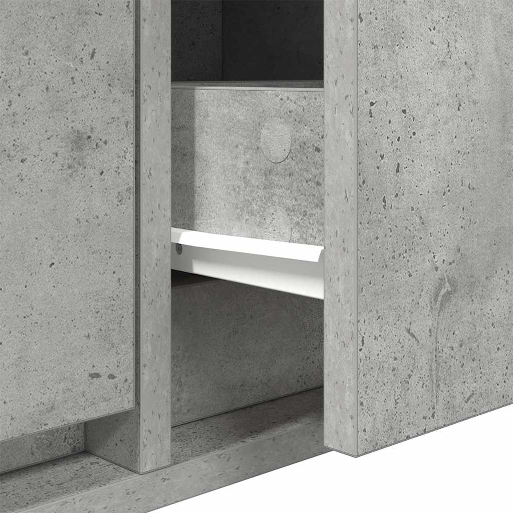 TV ormarići 2 kom boja betona 80x31x25,5 cm konstruirano drvo
