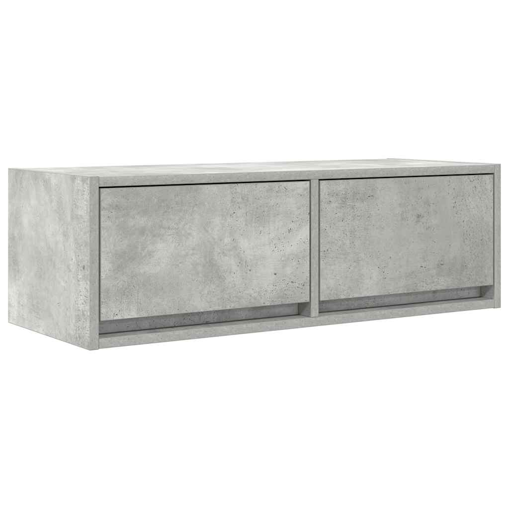 TV ormarići 2 kom boja betona 80x31x25,5 cm konstruirano drvo