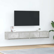 TV ormarići 2 kom boja betona 80x31x25,5 cm konstruirano drvo