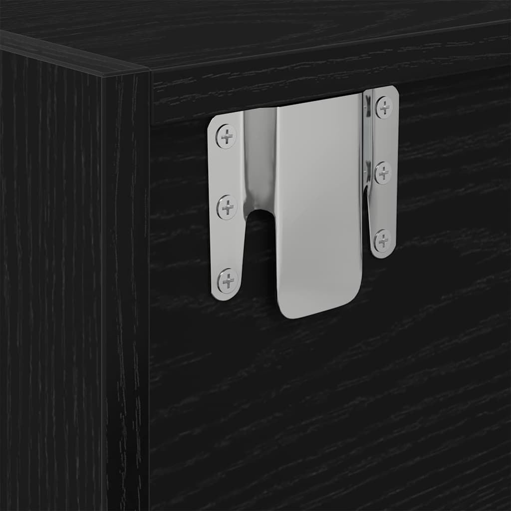 TV ormar Zidne Crni hrast 100 x 31 x 25,5 cm Konstruirano drvo