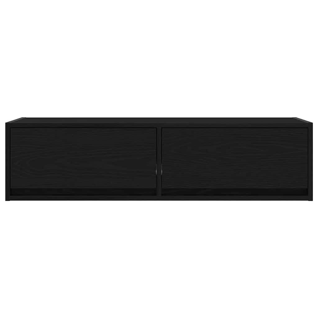TV ormar Zidne Crni hrast 100 x 31 x 25,5 cm Konstruirano drvo