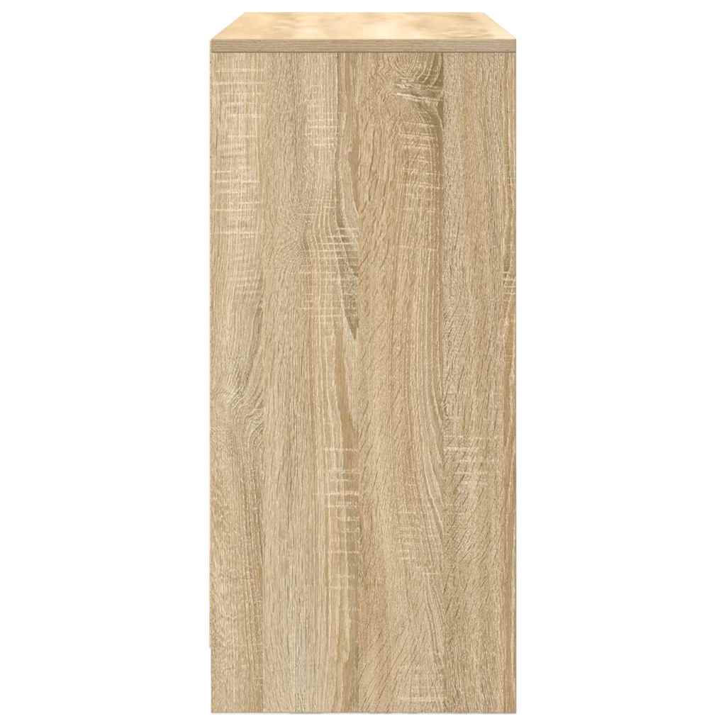 Komoda s ladicama hrasta sonome 80x34x76 cm konstruirano drvo