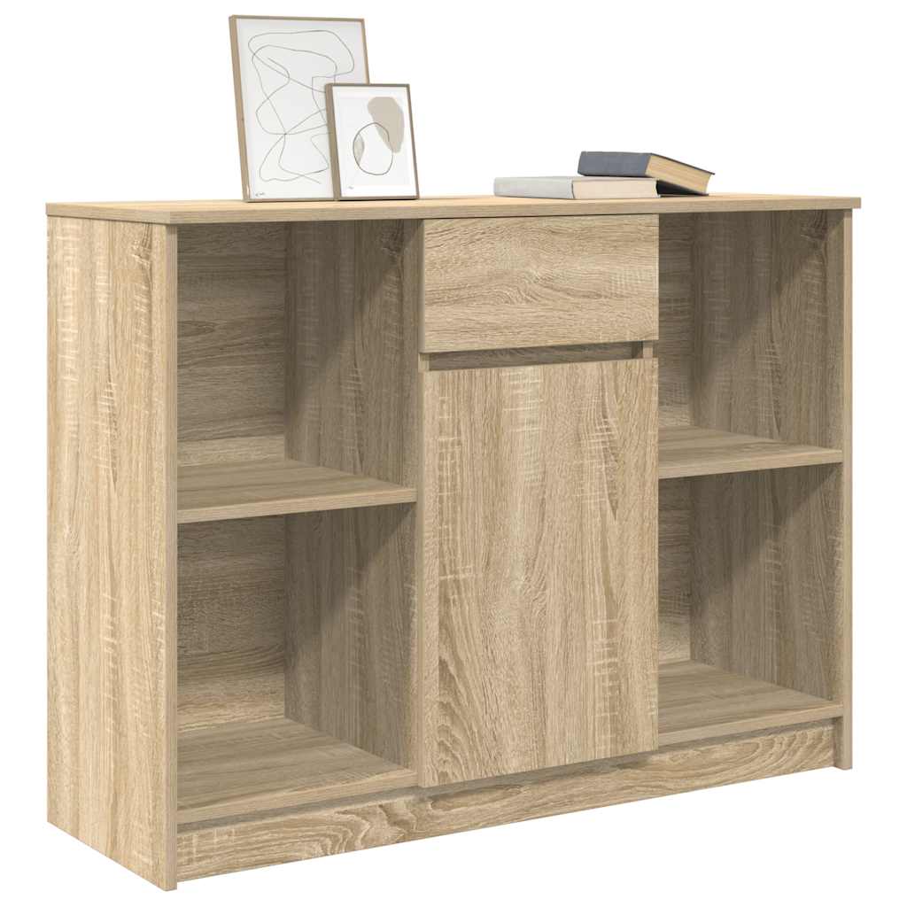 Komoda s ladicama hrasta sonome 101x35x76 cm konstruirano drvo