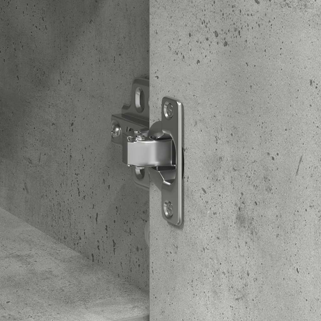 Komoda s ladicama beton siva 101x35x76 cm konstruirano drvo