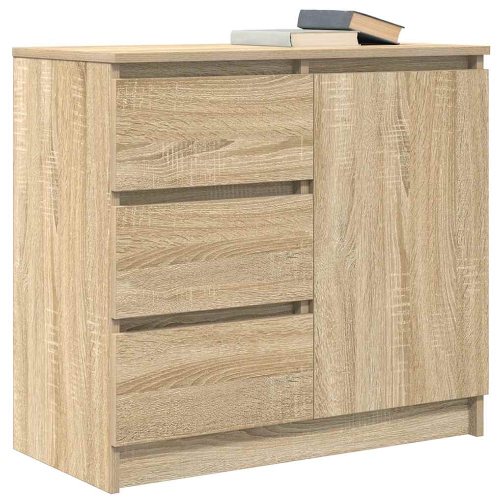 Komoda s ladicama hrasta sonome 71x35x65 cm konstruirano drvo