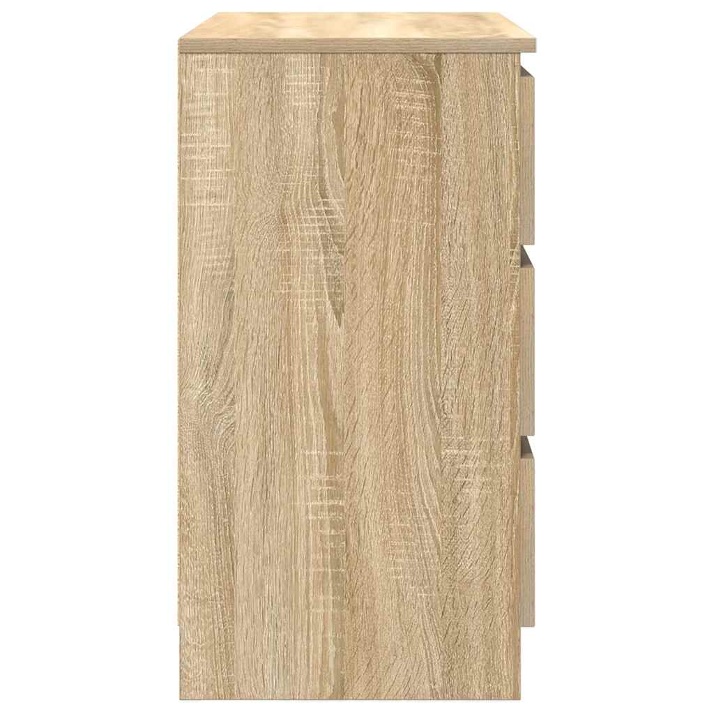 Komoda s ladicama hrasta sonome 71x35x65 cm konstruirano drvo