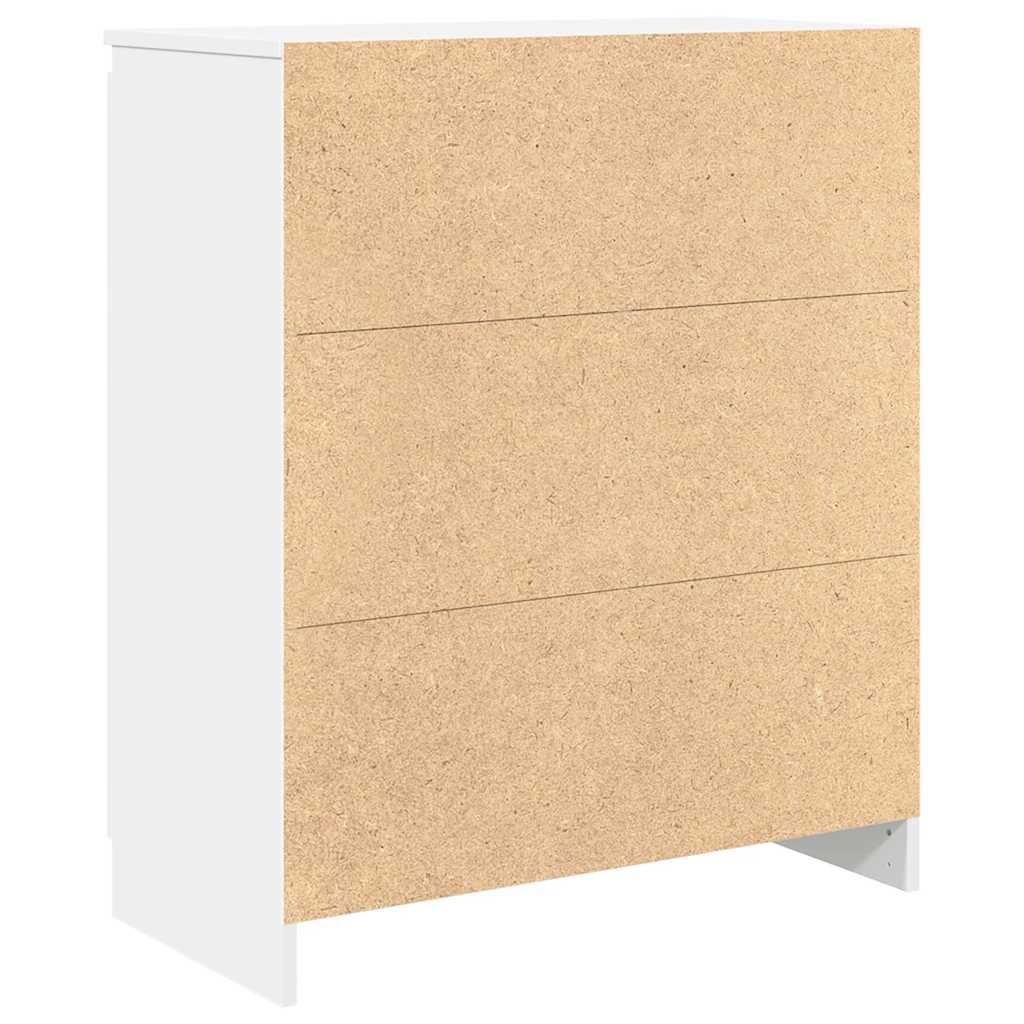 Komoda s ladicama bijela 71x35x84 cm izrađeno drvo