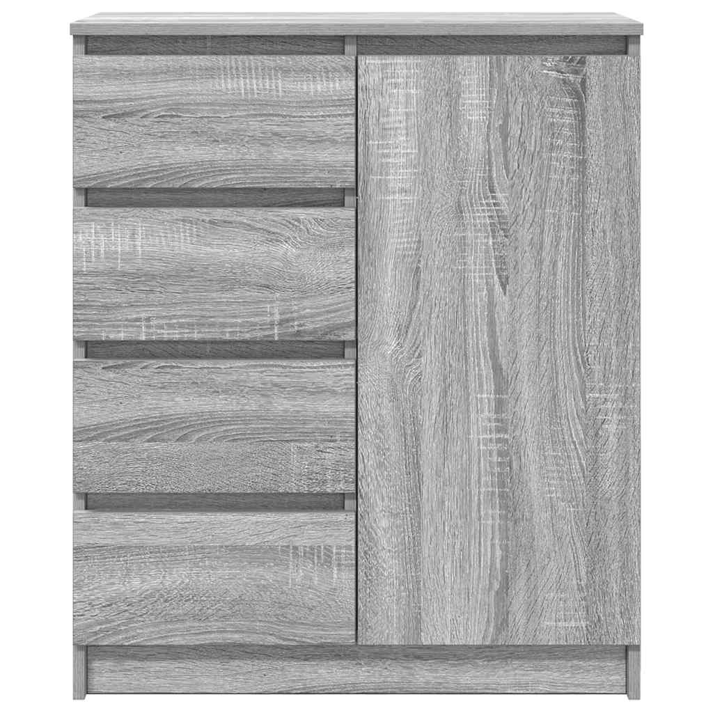 Komoda s ladicama siva Sonoma 71x35x84 cm izrađeno drvo