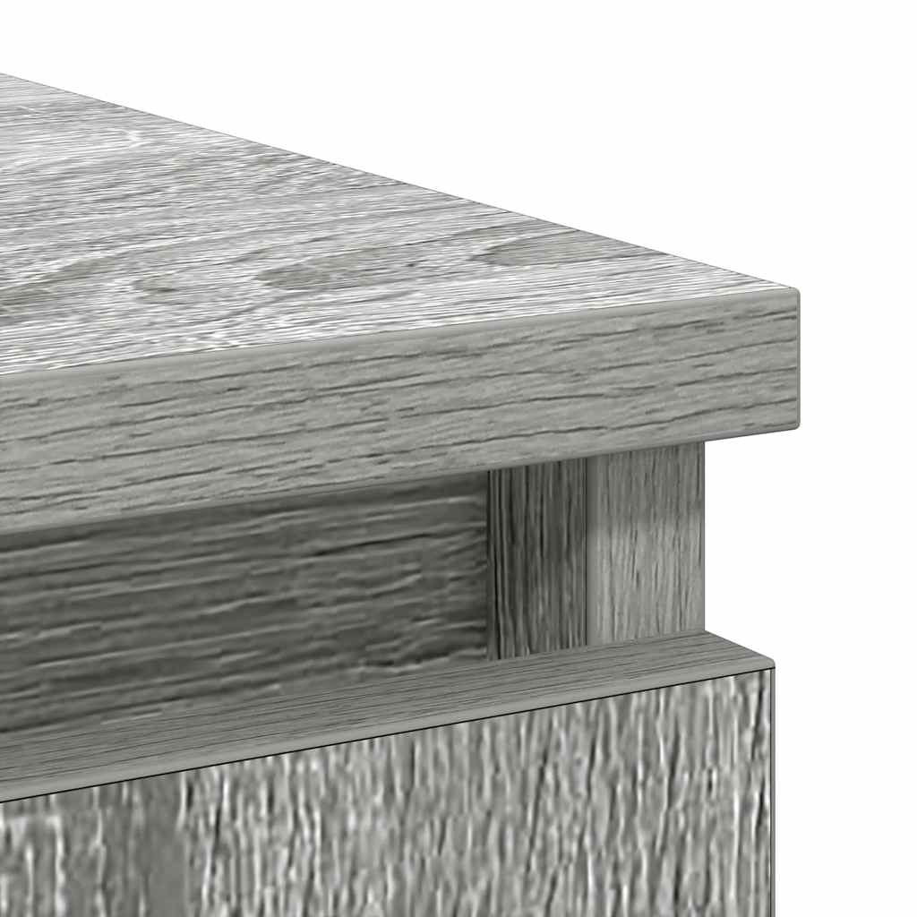 Komoda s ladicama siva Sonoma 71x35x84 cm izrađeno drvo