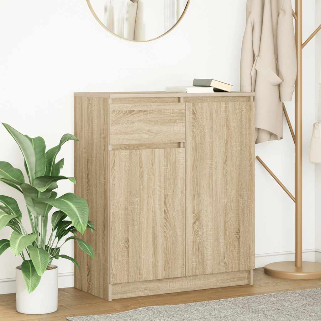 Komoda s ladicama hrasta sonome 71x35x84 cm konstruirano drvo
