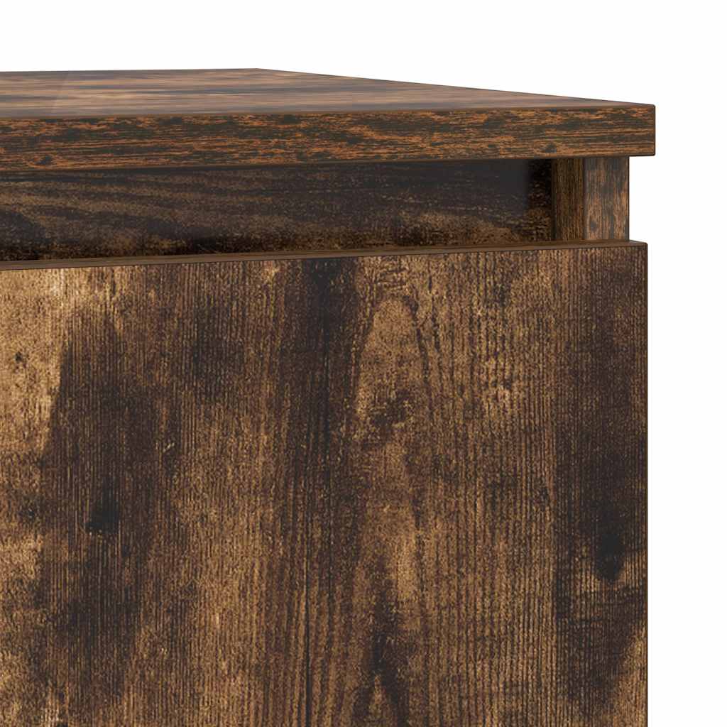 Komoda s ladicama dimljenog hrasta 71x35x84cm konstruirano drvo