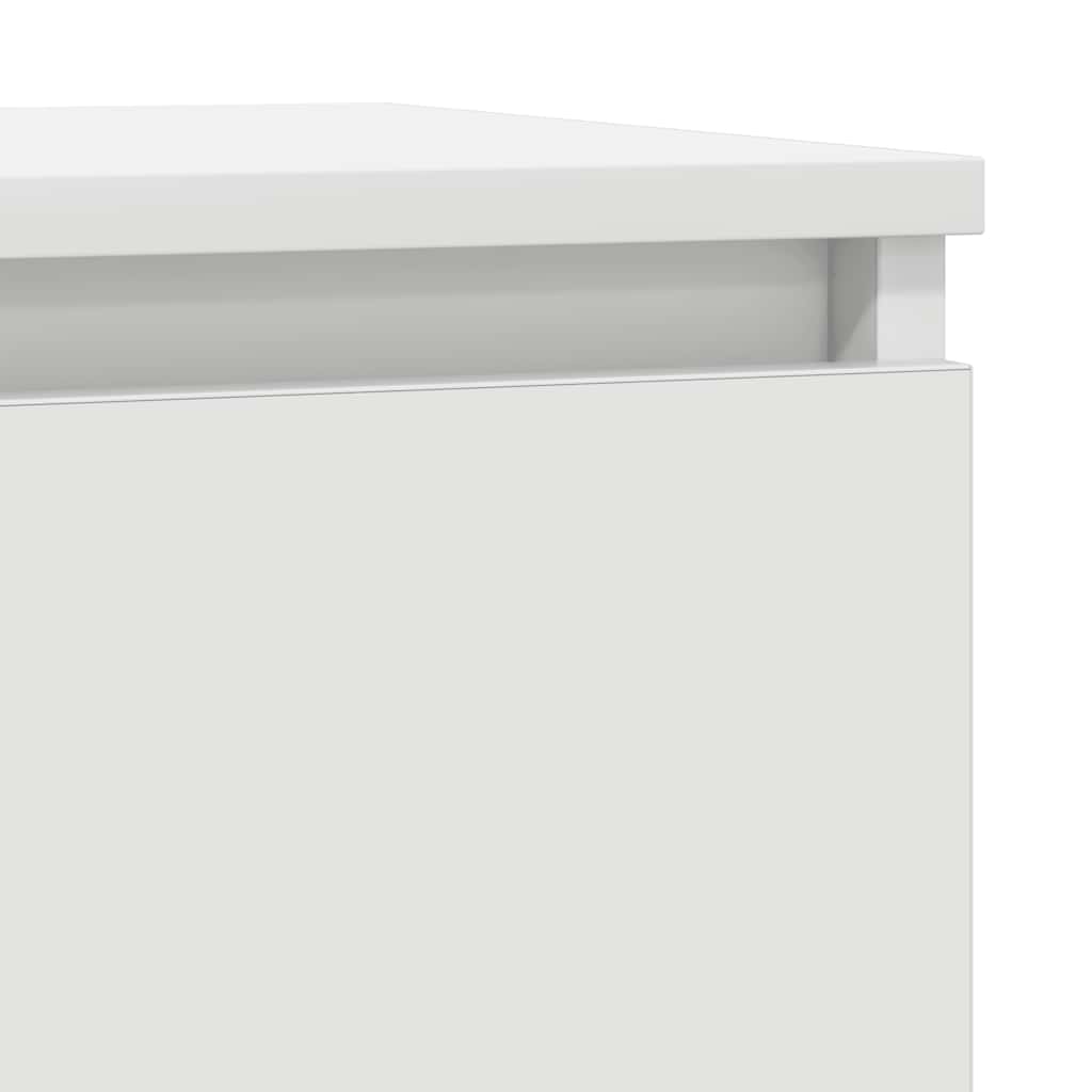 Komoda s ladicama bijela 71x35x84 cm konstruirano drvo