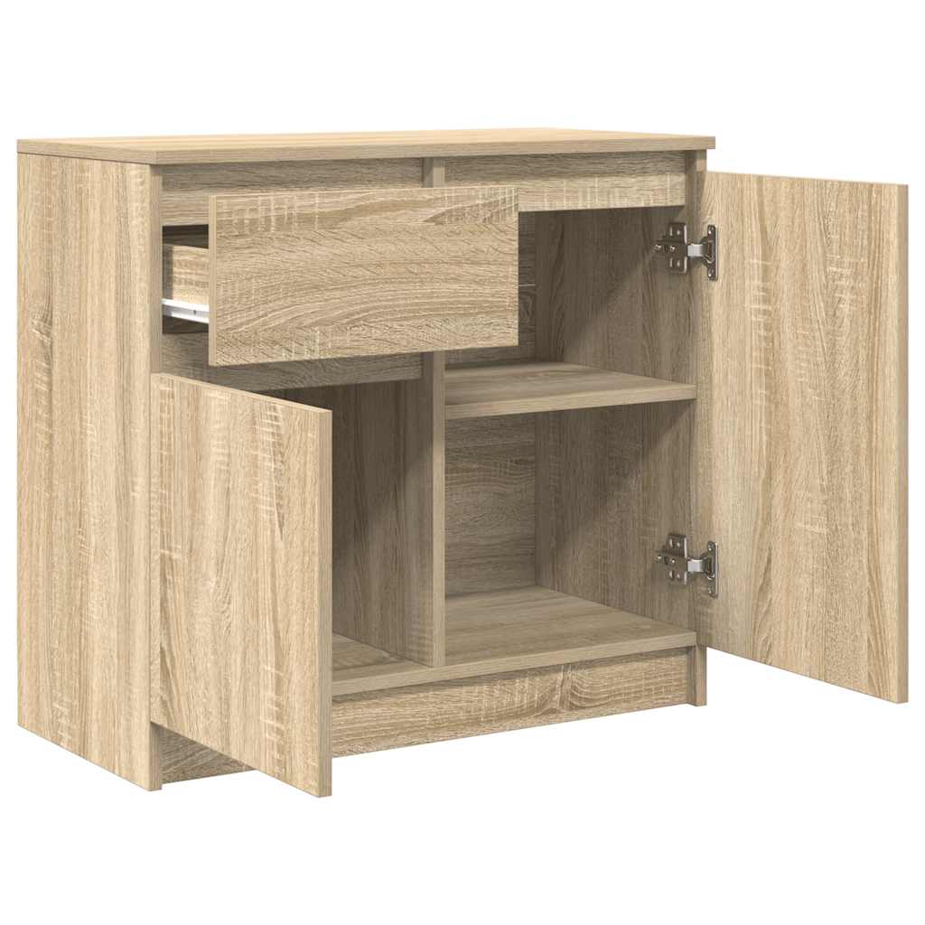 Komoda s ladicama hrasta sonome 71x35x65 cm konstruirano drvo