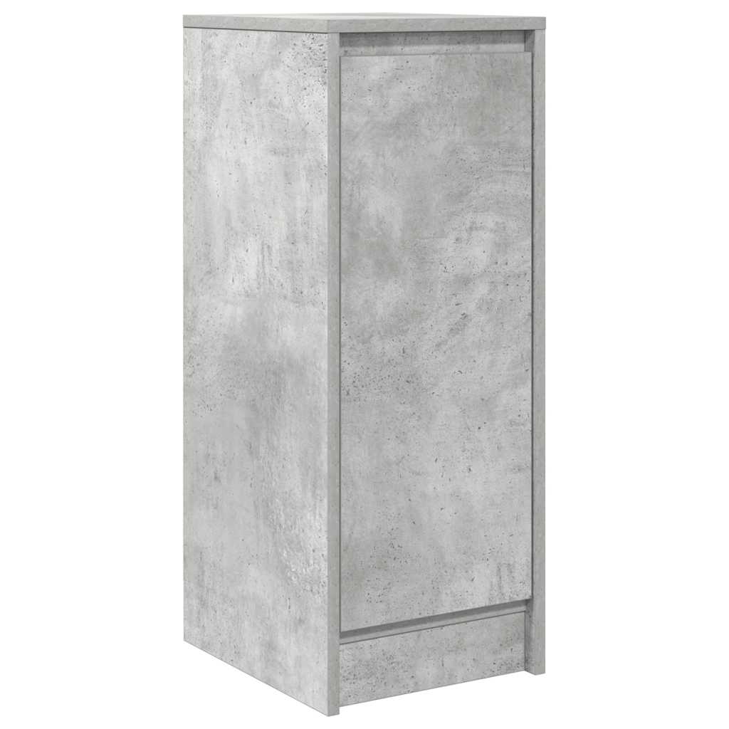 Komoda siva boja betona 29,5x34x76 cm od konstruiranog drva
