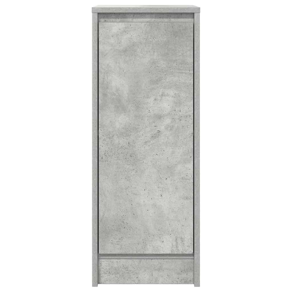 Komoda siva boja betona 29,5x34x76 cm od konstruiranog drva