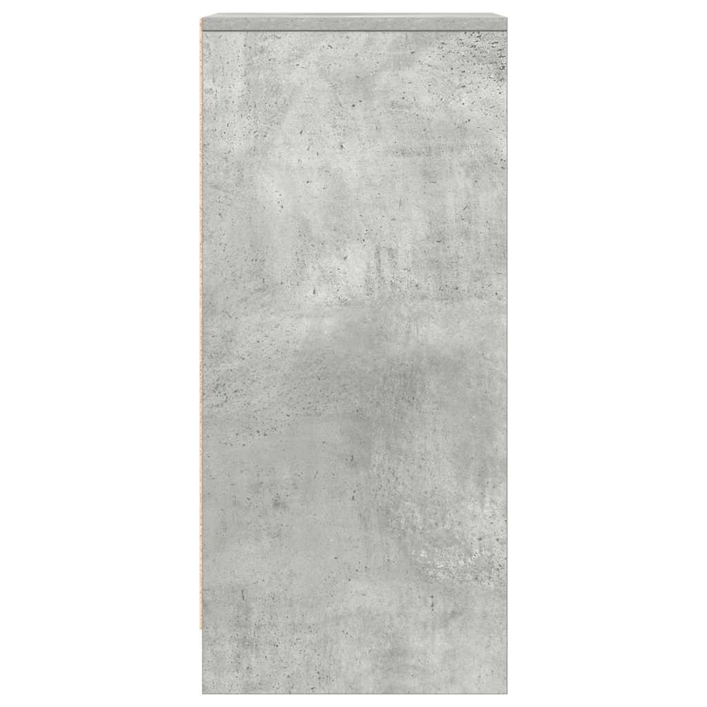 Komoda siva boja betona 29,5x34x76 cm od konstruiranog drva