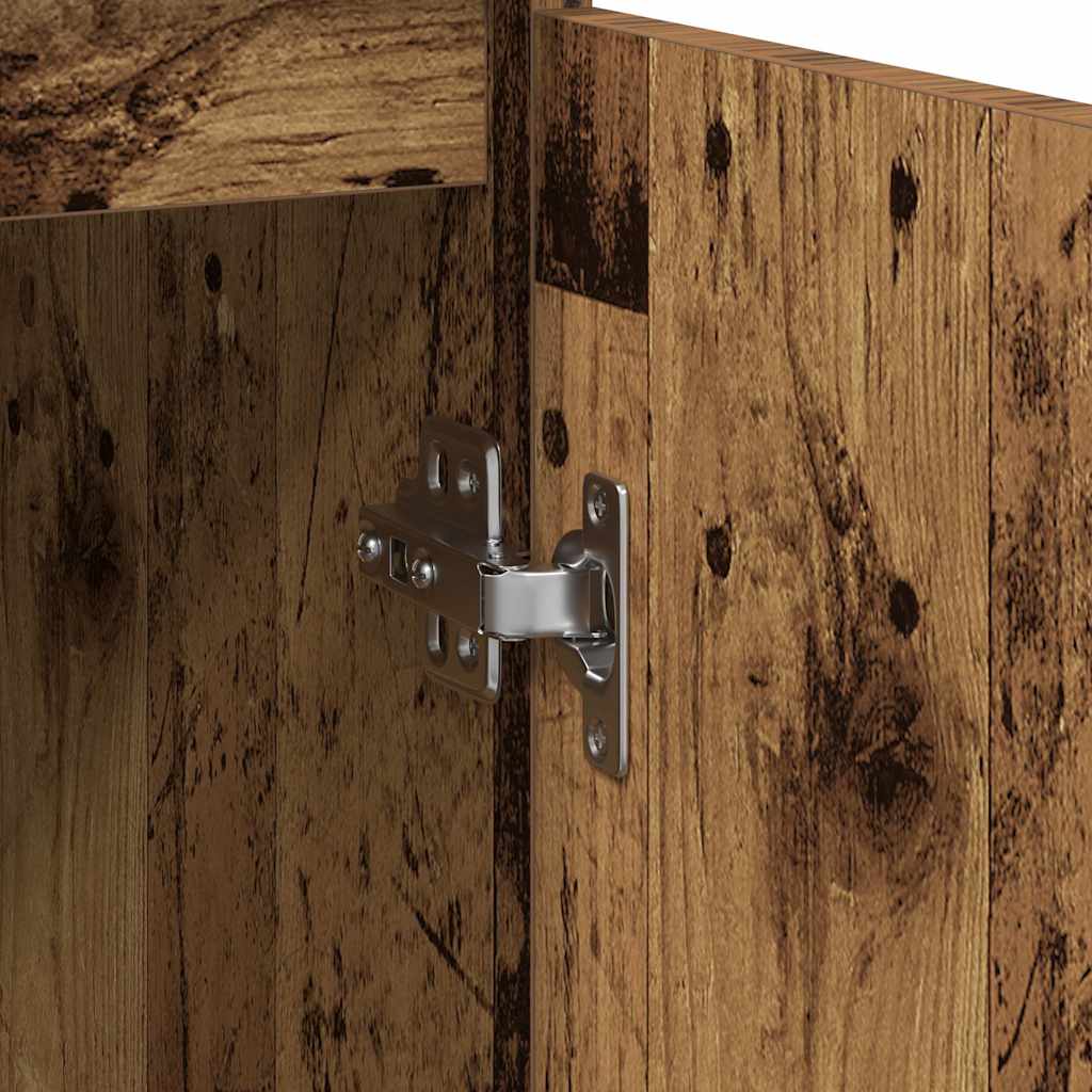Komoda boja starog drva 29,5x34x76 cm konstruiranog drva