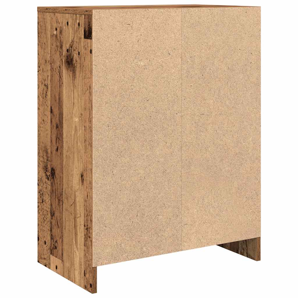 Komoda boja staro drvo 57x34x76 cm od konstruiranog drva