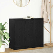 Komoda crni hrast 85x34x76 cm konstruirano drvo