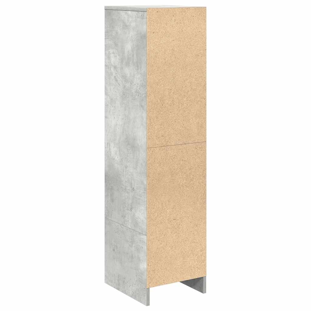 Visoka ploča beton siva 29,5x34x119,5 cm izrađeno drvo