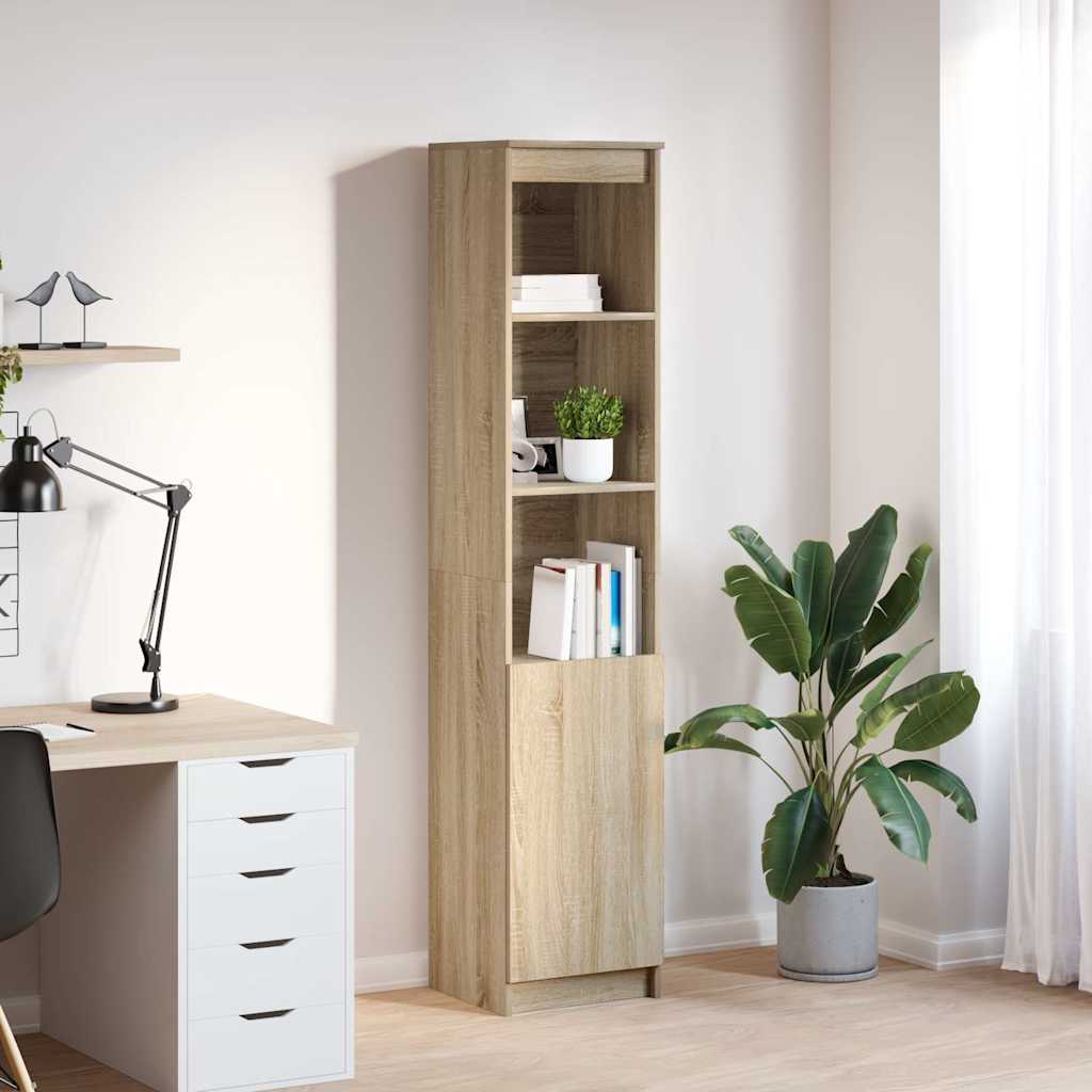 Visoka ploča sonoma hrast 37,5x35x180 cm izrađeno drvo