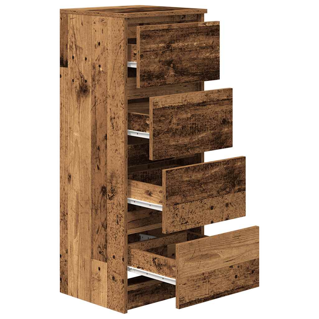 Komoda Staro drvo 37,5x35x99 cm Konstruirano drvo