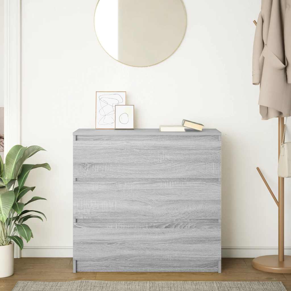Komoda boja hrasta sonome 80x35x76 cm konstruirano drvo